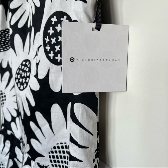 NEW Victoria Beckham Target Daisy Drop Waist Dress NWT Medium - Picture 3 of 10